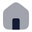 Home icon with bulk rounded style