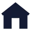 Home icon with solid sharp style