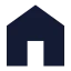 Home icon with solid sharp style
