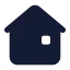 Home icon with solid standard style