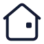 Home icon with stroke standard style