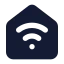 Homewifi icon with solid standard style