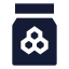 Honey icon with solid sharp style
