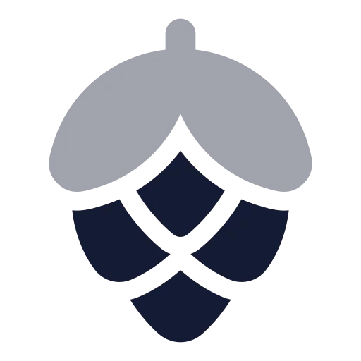 Hop Icon in Bulk Rounded style