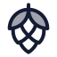 Hop icon with duotone standard style