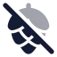Hopoff icon with bulk rounded style