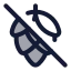 Hopoff icon with duotone rounded style