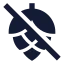 Hopoff icon with solid sharp style
