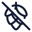 Hopoff icon with stroke rounded style
