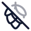 Hopoff icon with twotone rounded style