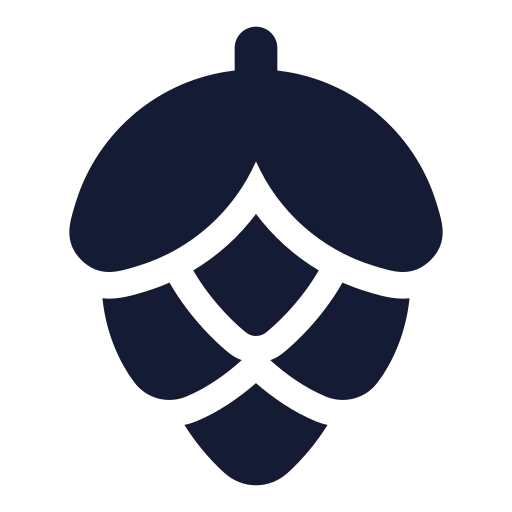 Hop Icon in Solid Rounded style