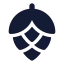 Hop icon with solid standard style