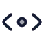 Horizonalscrollpoint icon with duotone rounded style