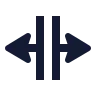 Horizontal Resize icon preview