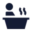 Hottube icon with solid sharp style