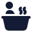Hottube icon with solid standard style