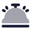 Hotelbell icon with bulk rounded style