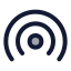 Hotspot icon with duotone rounded style