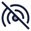 Hotspotoffline icon with duotone standard style