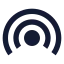 Hotspot icon with solid sharp style