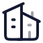 House icon with twotone rounded style