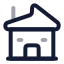 House icon with twotone rounded style
