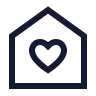 House Heart icon preview