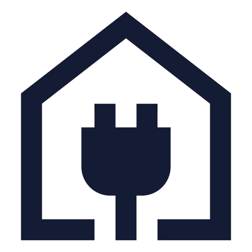 House Plug Icon in Solid Sharp style