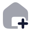 Houseplus icon with bulk rounded style