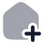 Houseplus icon with bulk rounded style