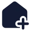 Houseplus icon with solid standard style