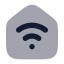 Housewifi icon with bulk rounded style