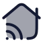 Housewifi icon with duotone rounded style