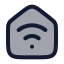 Housewifi icon with duotone rounded style