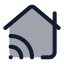 Housewifi icon with duotone standard style