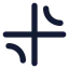Hyperbole icon with bulk rounded style