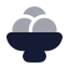 Icecreambowl icon with bulk rounded style