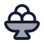 Icecreambowl icon with duotone standard style