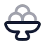 Icecreambowl icon with twotone rounded style