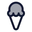 Icecreamcone icon with duotone standard style
