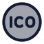 Ico icon with duotone standard style