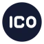 Ico icon with solid rounded style