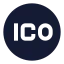 Ico icon with solid sharp style