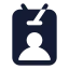 Idcardlanyard icon with solid standard style