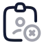 Idnotverified icon with twotone rounded style