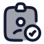 Idverified icon with duotone rounded style