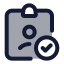 Idverified icon with duotone standard style