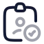 Idverified icon with twotone rounded style