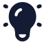 Idea icon with solid standard style
