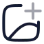 Imageadd icon with twotone rounded style